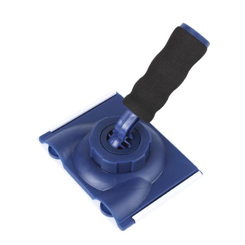 4-Inch Latex Paint Edging and Trimming Brush with Masking Tape for Interior Walls and Corner Coatings