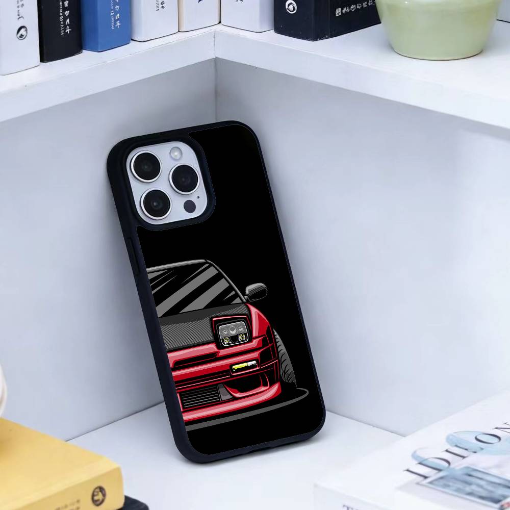 Cool Sports Car Phone Case For iPhone 14,16,15,13,17,12,Plus,Pro,Max Magnetic For Magsafe Frosted Cover