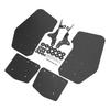 1 Pair Rear Trailing Arm Guards Kit Mud Guard Wearproof Mud Flaps Replacement for Polaris RZR Pro R 2022 and Later
