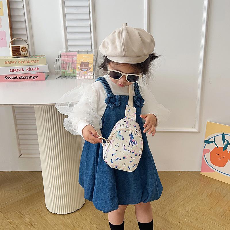 2026 Kids' Crossbody Unicorn Bag - Trendy, Simple Design for Boys and Girls