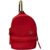 Lululemon City Adventurer Casual Solid Zipper Closure Polyester Storage Bag Nano Women Bags Red LW9EQ4S-229693