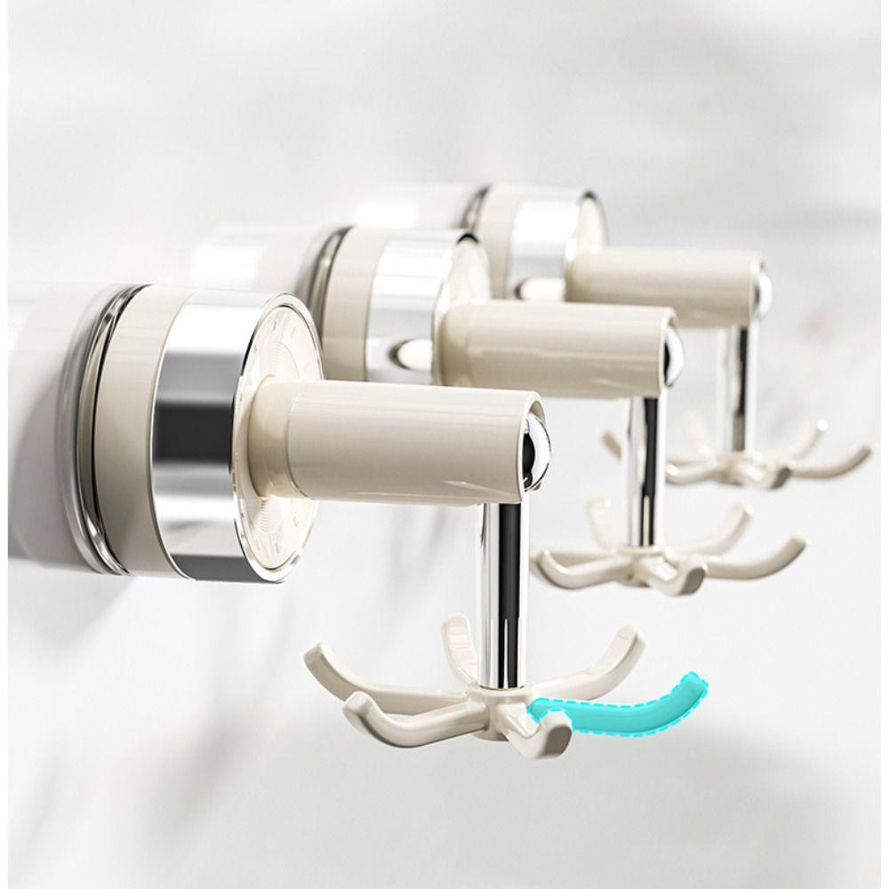 360 Rotatable Wall Mounted Hanger 6 Claw Hook Wall Hanging Hooks Cooking Accessories