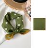 Simple And Retro Polka Dot Silk Scarf 55 Cotton Small Square Scarf Headscarf Breathable Versatile Scarf Scarf Headscarf