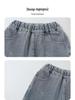 2025 New Spring Embroidered Toddler Girls' Loose Jeans