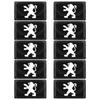 Autocolant Decorativ Centru Volan Mașină Insignă Decal Emblema Pentru Peugeot 408 4008 308 3008 Rifter 5008 508 2008 208 301 RCZ