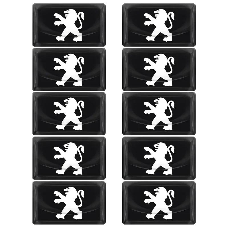 Autocolant Decorativ Centru Volan Mașină Insignă Decal Emblema Pentru Peugeot 408 4008 308 3008 Rifter 5008 508 2008 208 301 RCZ