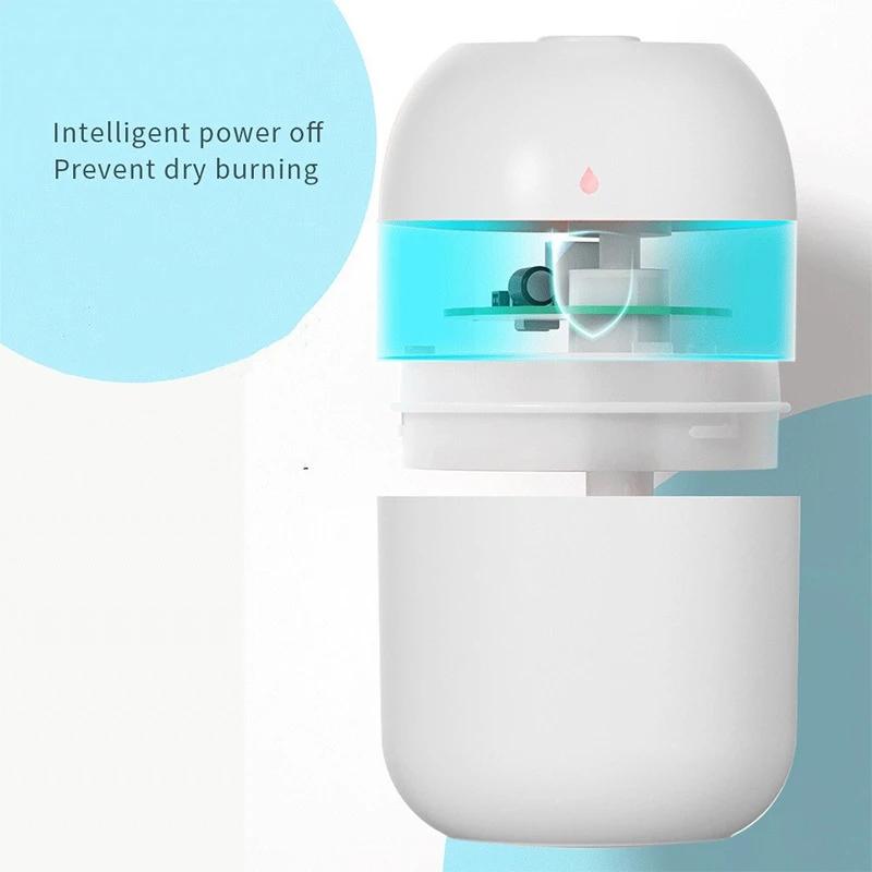 Portable Water Drop Humidifier Usb Desktop Indoor Air Atomization Humidifier Household Mute Large Spray Humidifier