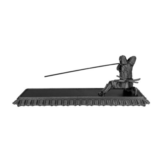 Portaincienso Samurai Recogedor de Cenizas Quemador de Incienso Guerrero Hogar Oficina Meditación Yoga negro