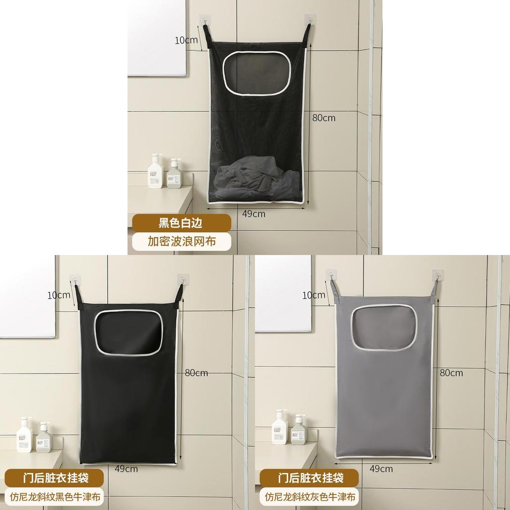 Wall Mounted Fabric Hanging Organizer Bag For Clothes Toys And Underwear Storage In Bedroom