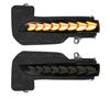 2PCS LED Dynamic Turn Signal Side Rearview Mirror Indicator Blinker Light for Toyota Fortuner Hilux Innova 2016+,Yellow