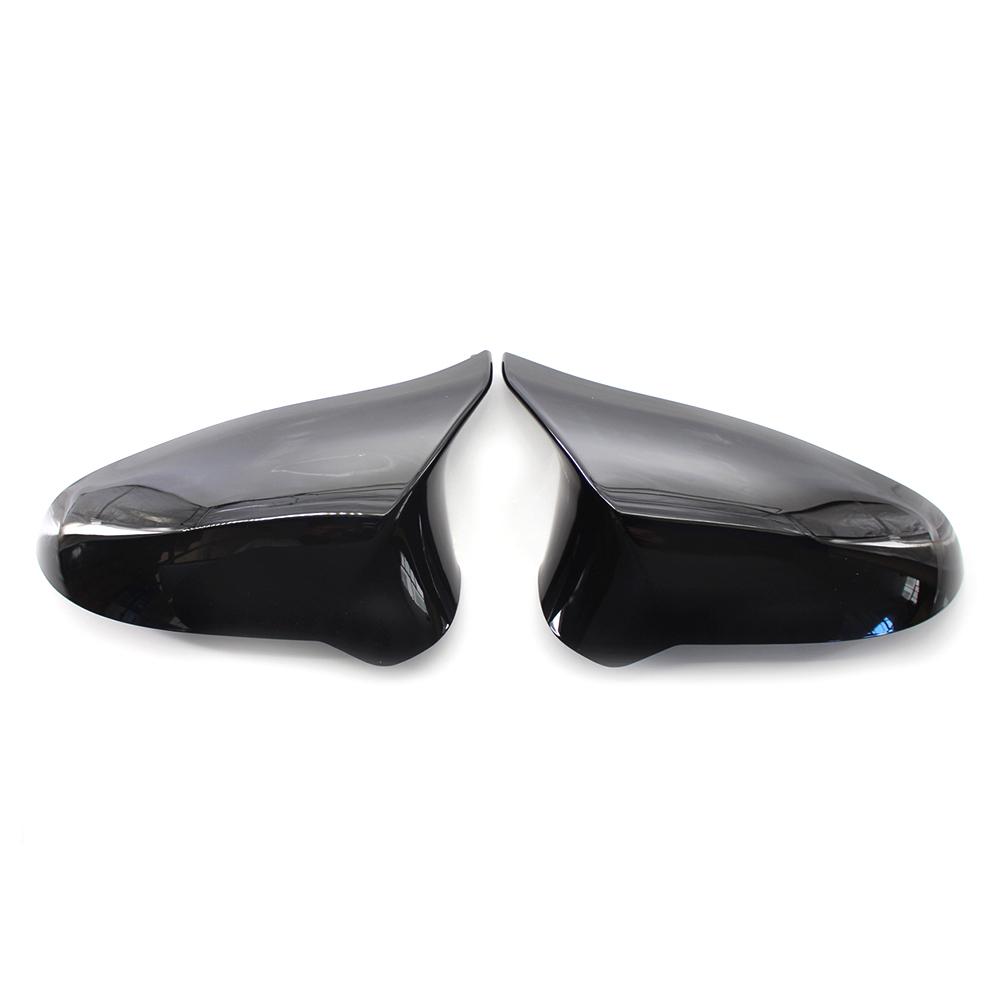 

1Pair Gloss Black ABS Car Rearview Mirrors Cover Side Mirror Cap For BMW F80 F82 F83 M3 M4 Series 2014 2015 2016 2017 2018