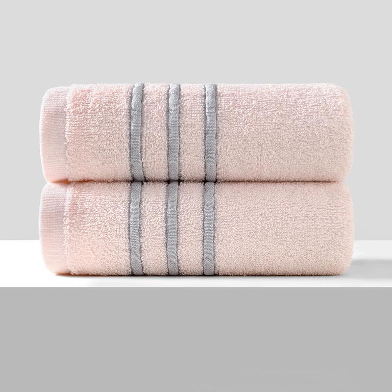 Soft, Absorbent Polyester-Cotton Towels - Thickened for Household Use, Face Wash, and Gifts