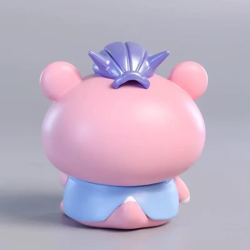 Cartoon Pokemon Anime Figure Cute Ice Cream Psyduck Slowpoke Car Decoration Model Toys Dolls Children Birthday Gift