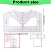 2025 Trend Tshirt Ruler Guide Transparent Ruler Guide For Vinyl Alignment For Measuring Tool Sewing Tool Calibration Tool Transp