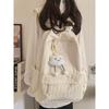 Womens Stylish Large Capacity Backpack College Students Travel Daily Use Soft Fabric Streetwear Design