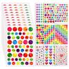 10~50sheets Scrapbook Stickers with Stars Hearts Circles Dazzling Colors for DIY Crafts Journaling Memory Book Decoration TMZ