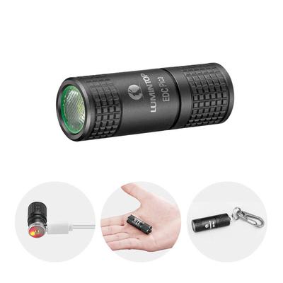 LUMINTOP Schlüsselanhänger LED USB Max 130 4 Stunden von 2 IPX8 Stoßfest Aluminium Taschenlampe, Wiederaufladbar, Lumen, Verwendung, Modi, Wasserdicht, 1,5M (EDC PICO,