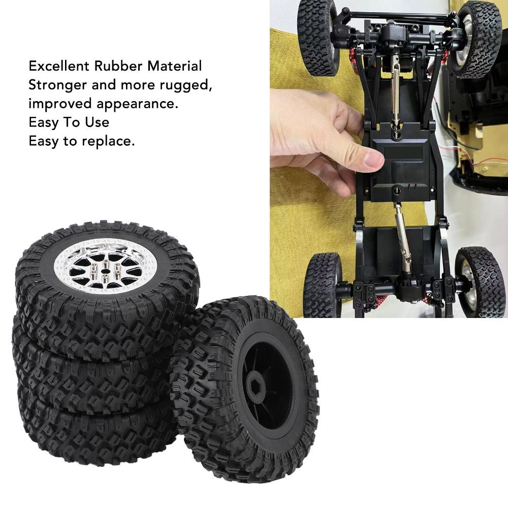 4Pcs 70mm Diameter RC Car Tires for MN90/MN91/MN45/MN96/MN98/MN99/MN99S 1/12 RC Car