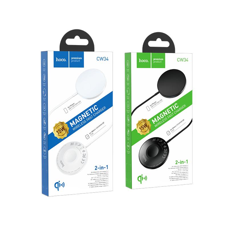 HOCO CW34 Soarer Magnetic In Wireless Fast Charger vásárolj
