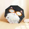1pc cat glasses Pattern Umbrella Design Automatic Opening and Closing Umbrella, High-quality Travel Umbrella, Lightweight and Portable, -56
