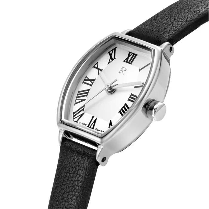 Renata Half Round R Black Leather Watch RWRLLL1B2700WHWH0