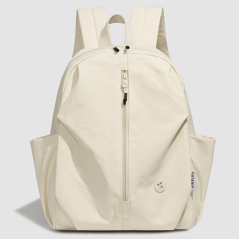 Schoolbag New Versatile Lightweight Nylon Backpack Female Large Capacity Student School Bag Ladies Commuter Backpack