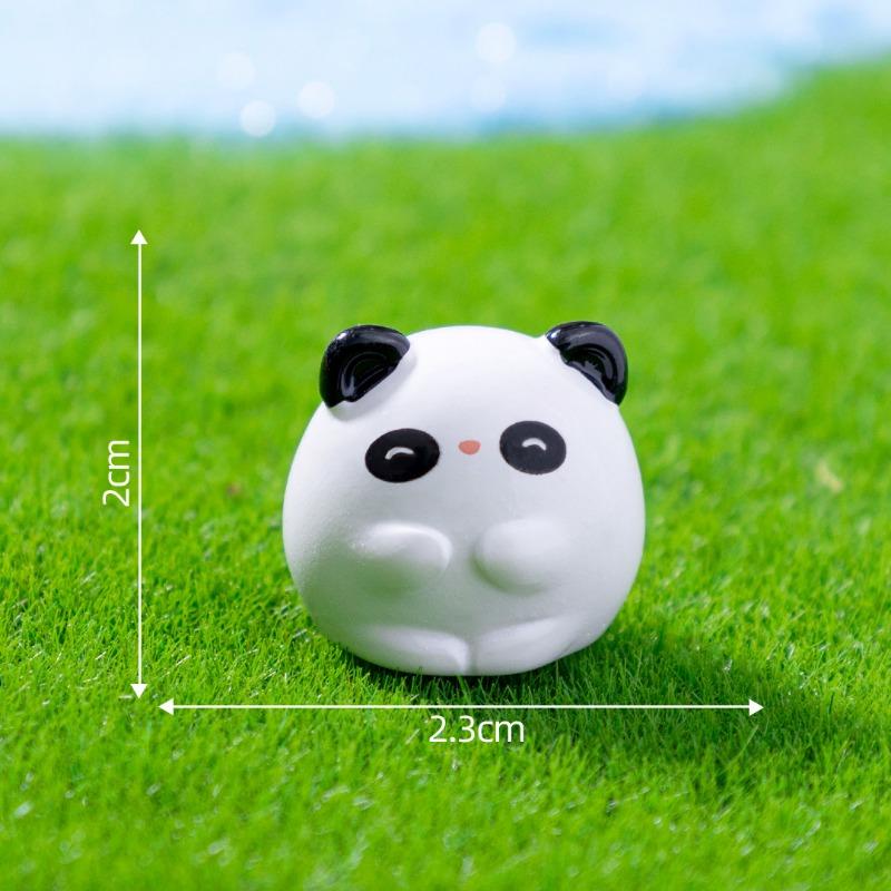 Cute and Chubby Panda Capybara Little Animal Figurines Cute Particle Decorations Hanging Accessories and Small Ornaments