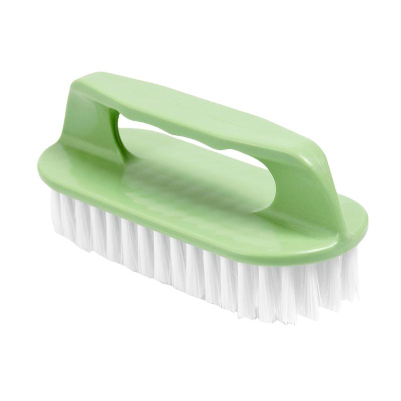 Cepillo para fregar con cerdas duras para ropa, zapatos, cepillo para fregar, cepillo portátil de plástico para limpieza manual, cocina y baño