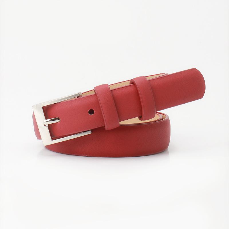Belt Women'S Fashion Alloy Pin Buckle Women'S Belt Simple Casual Decoration Jeans Belt