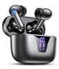 Wireless Bluetooth ENC Call Noise Low Up To 48 Hours LED Automatic Touch IPX Black Earphones, 5.3, Hi-Fi, Reduction, Latency, Playback, Display,