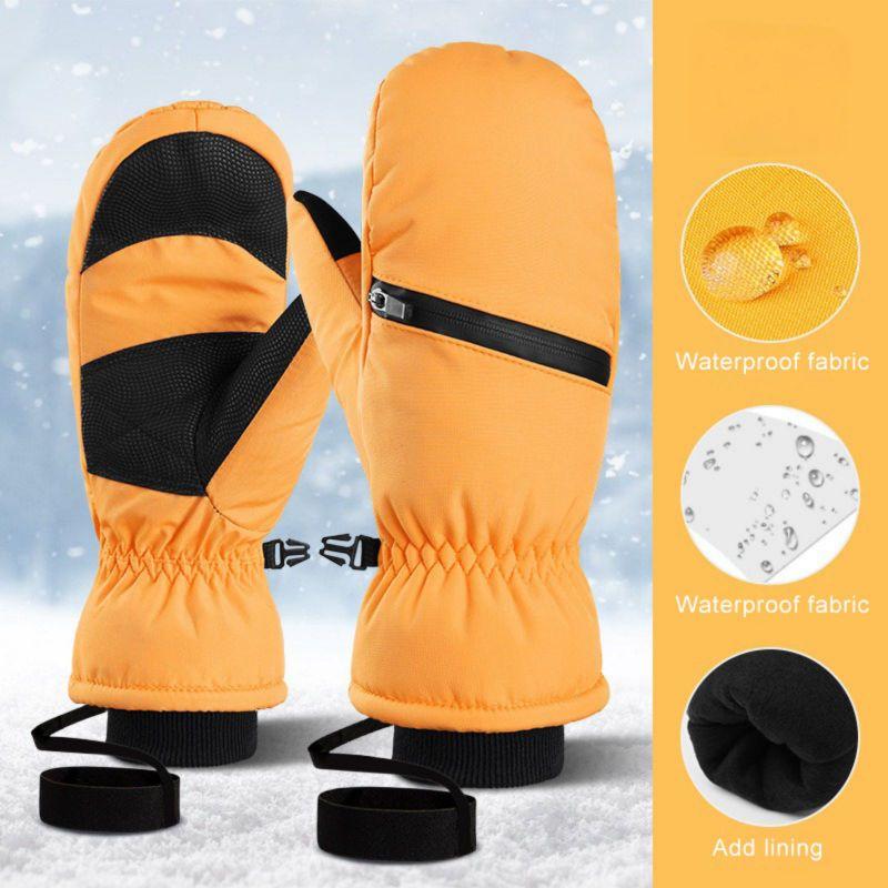 Winter Warm Waterproof Ski Mittens Outdoor Activity Sport Gloves