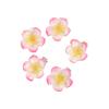 AWAYTR 5Pcs/Set Sweet Plumeria Hairpin Hair Clips For Kids Girls Flower Hairpins Mini Hair Clips Duckbill Clip Hair Accessories