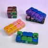 Infinity Stress Relief Cube Toy Portable Educational Decompress Fidget Toy for Adults Kids Birthday Gift 3D Geometric Desk Cube