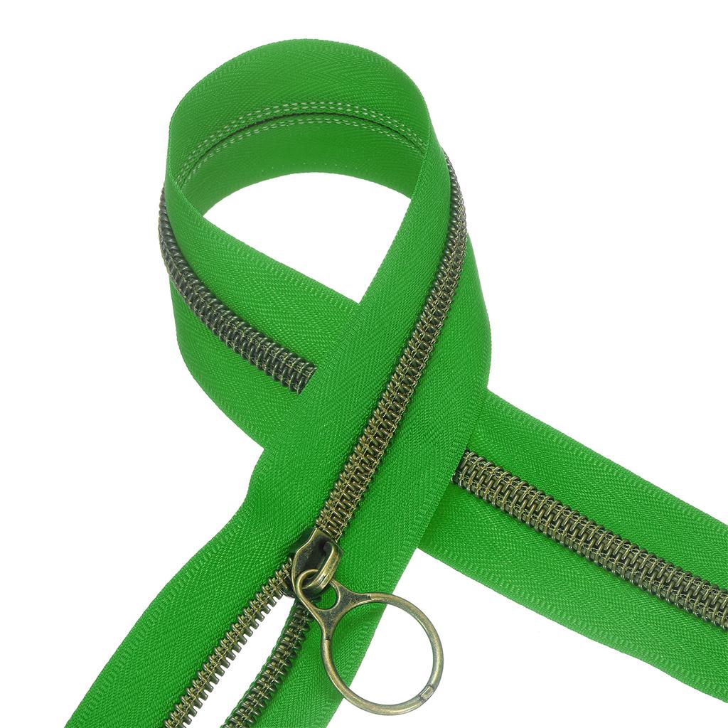 Zíperes de Bobina de Nylon Fechados Zíper de Bobina de Nylon Zíper de Bobina em Atacado com 20 Zíperes de Cor Grafite Deslizantes Para Costura DIY Roupas 10 Jardas