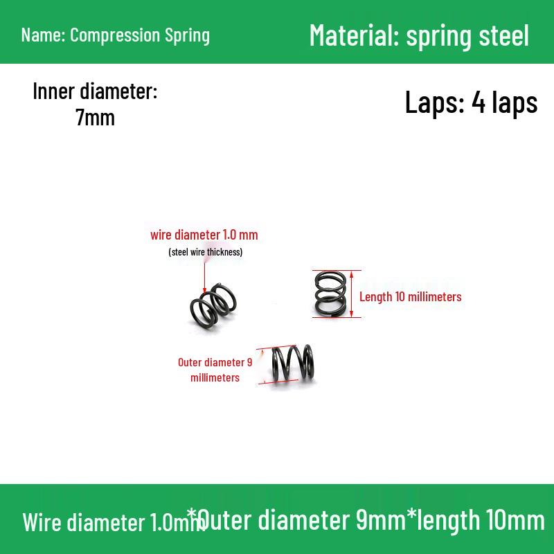 Heavy Duty Y-Type Compression Spring Shock Absorber, 1.0mm Wire Diameter, Outer Diameter 5-20mm.