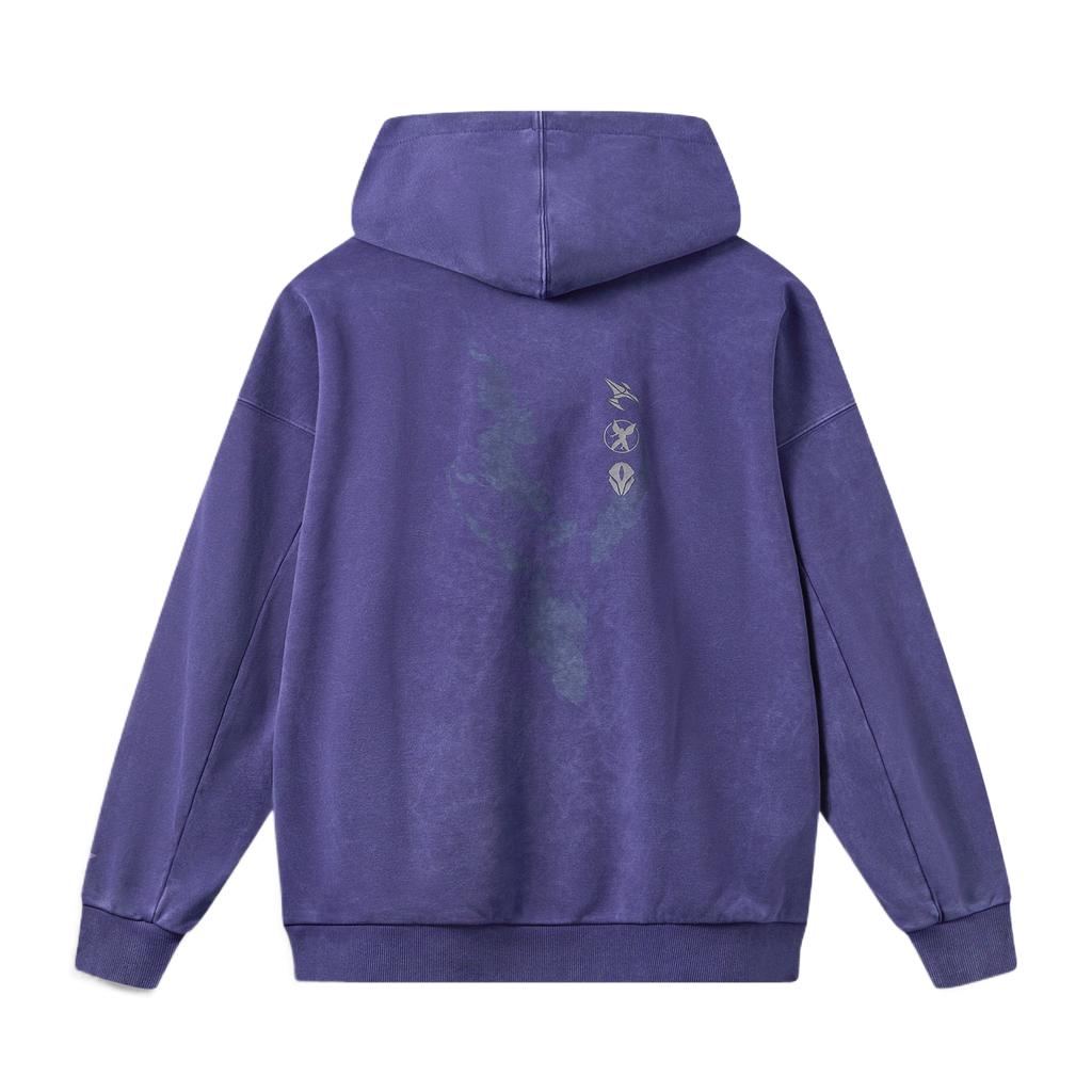 Li-Ning Sweatshirts Men's Deep Dusk Blue Hooded (Non-detachable)