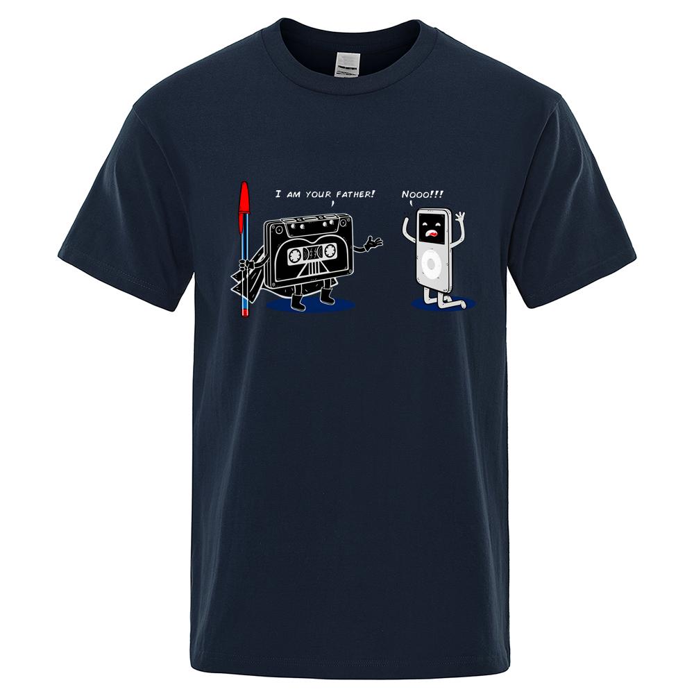Funny Music Player Male Tops Summer Loose T-Shirt Cotton Crewneck T-Shirt Hip Hop Tee Clothes High Quality T-Shirts Man New
