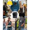 Portable Fan 10000mAh Rechargeable, Mini Waist Fan With Max 24H Working Time, 3 Speeds 5100RPM Strong Airflow Wearable Personal Clip Fan Belt Fan for