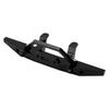 RC Car Front Bumper Metal Aluminium Car Defender with Trailer Buckle for MN D90 1 12 RC Car VehicleBlack