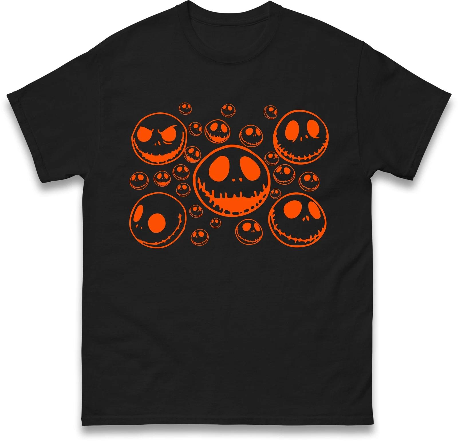 Halloween Horror Skeleton T Shirt,Halloween Scary Character night Party Tee Gift S