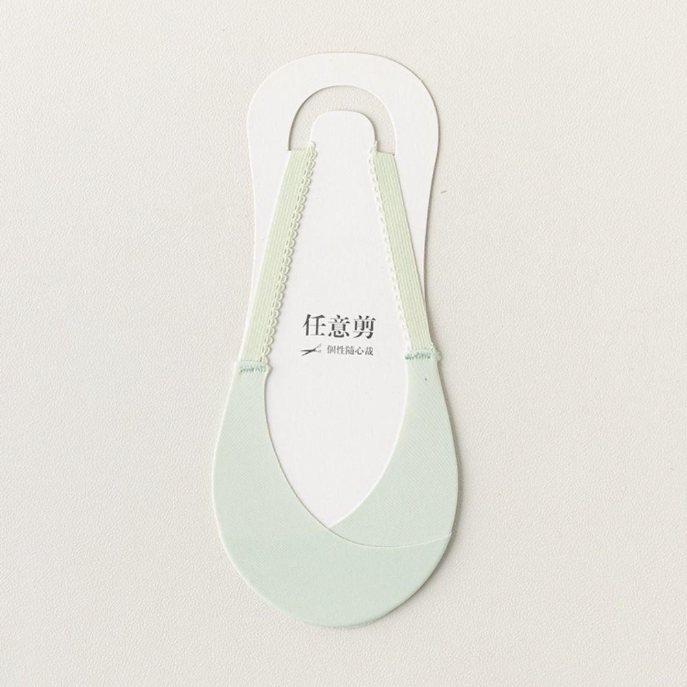 

1pair Non-slip Boat Socks Front Half Palm Half Feet Socks Soft Invisible Socks Summer