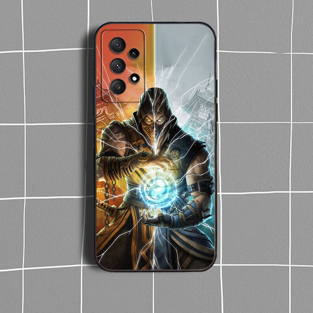 Mortal K-Kombat Game  Phone Case For Samsung Galaxy A73,31,32,72,41,53,52,71,22,5G,Note,J7,8,9 Soft Black Cover