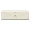 vidaXL Aufbewahrungsboxen 2 Stk. Stoff 70x40x18 cm Creme
