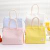 Large Capacity Bento Bag Fresh-Keeping Mommy Bag Stylish Lunch Box Bag