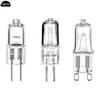 1PCS 20W/25W/35W/40W DC 12V/220V  2-Pin Type G4/G5.3/G9 Halogen Lamps Lights 20W/25W/35W/40W Clear Each Bulb For Home Decoration