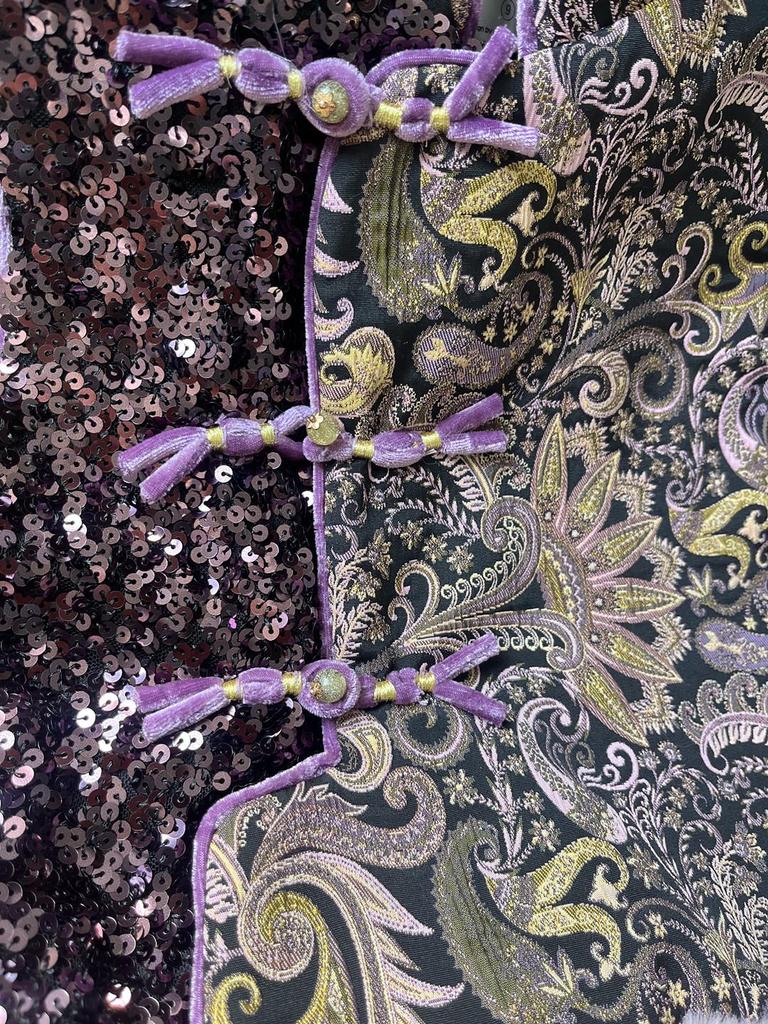 Traditioneller Chinesischer Tang-Anzug Weste für Mädchen - Herbst/Winter Hanfu, Ärmellos, Gefüttert, Stehkragen, Formelle Kleidung für den ersten Geburtstag eines Babys