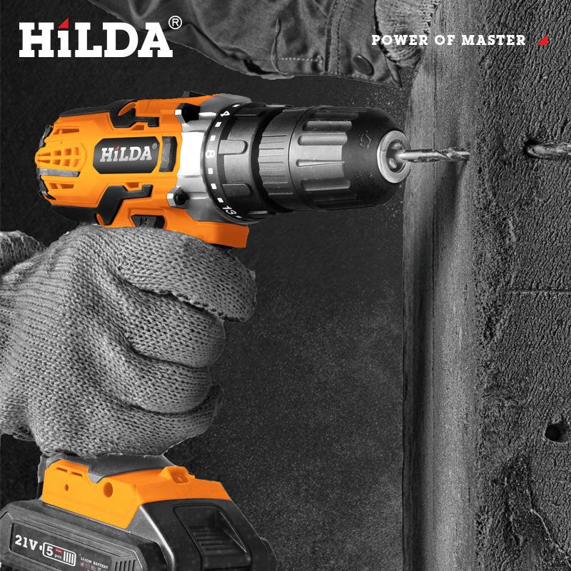 Hilda Rechargeable Lithium Multi-Function Impact Drill and Screwdriver