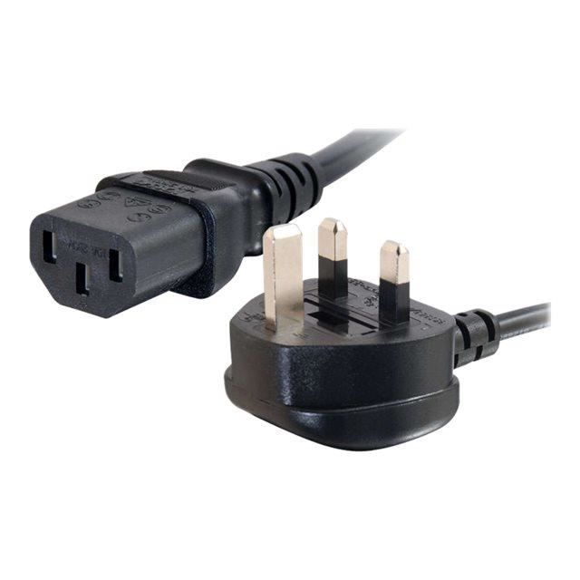 Câble D'alimentation Universel - CABLES TO GO - 88511 - Noir - 50 Cm - Moulé