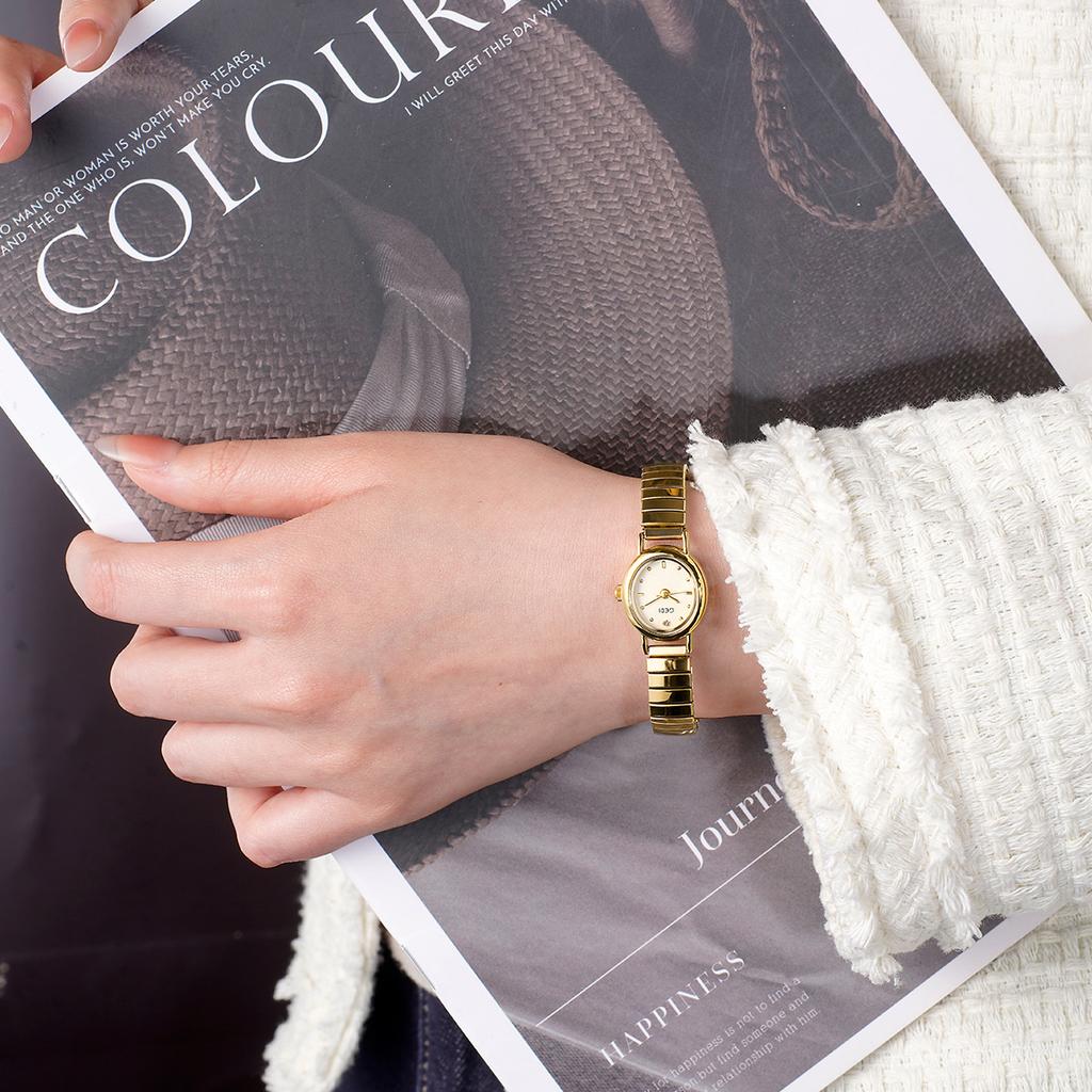 UTHAI CQ446 Modische Damenuhrleichter Luxus exquisit wasserdicht Quarzuhrleichter Luxus Uhr Geschenkuhren für Frau