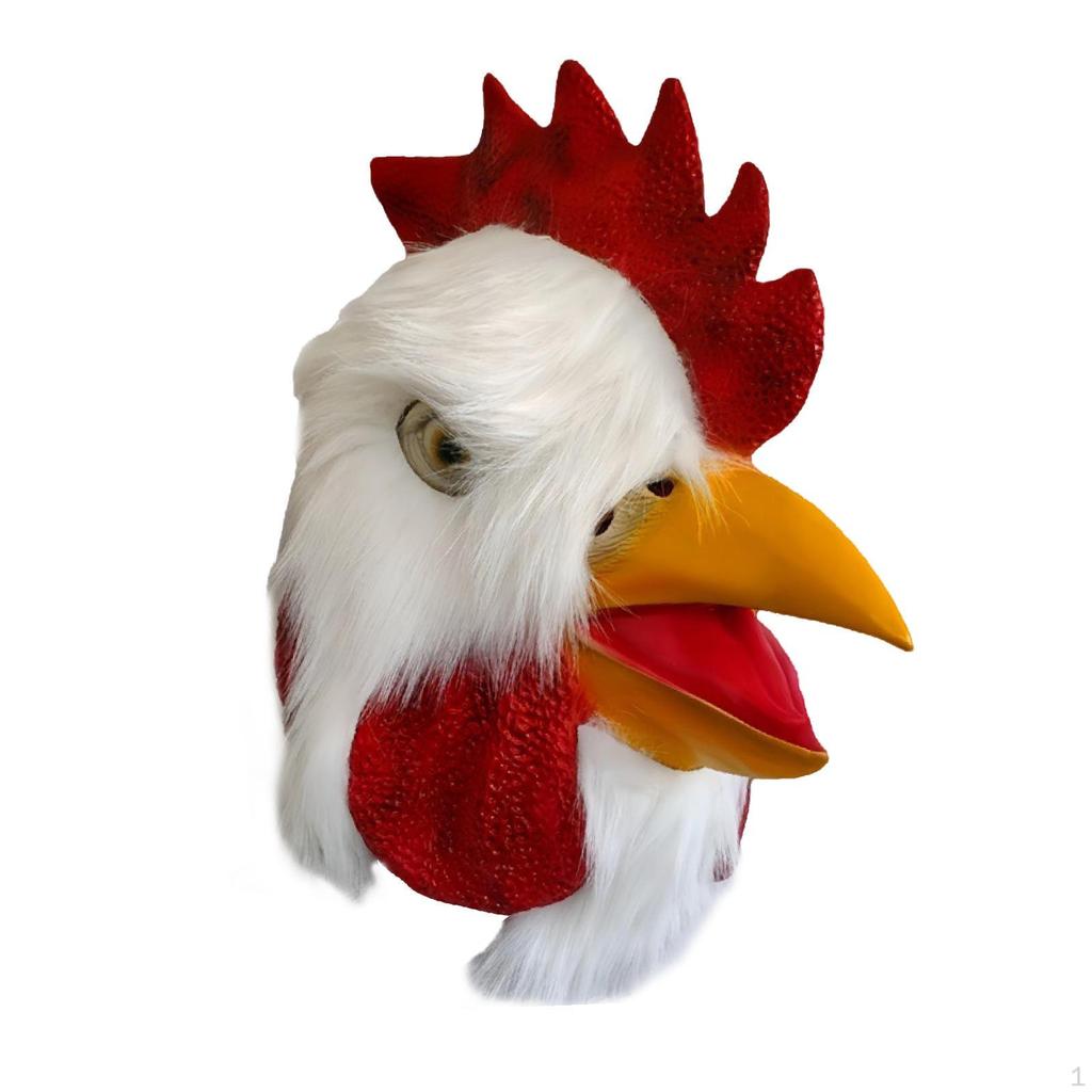 Pokrývka hlavy s maskou kohouta pro oslavu narozeninového festivalu nočního klubu